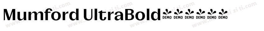 Mumford UltraBold字体转换